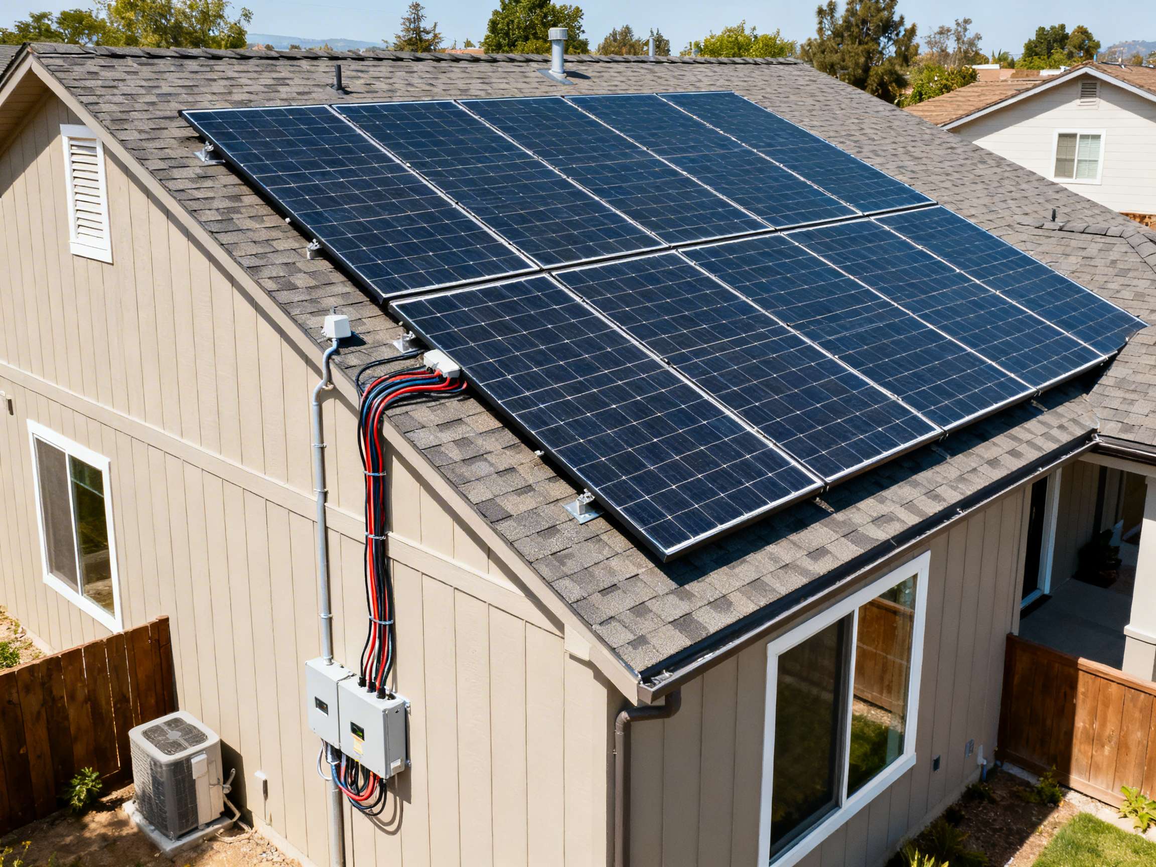 Impact des panneaux solaires - facture - amortissement